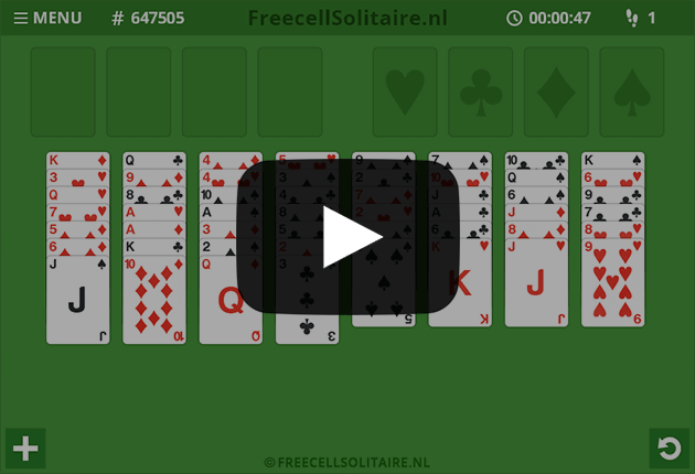 Koken Algebra Netelig Freecell Solitaire: gratis kaartspel, online te spelen zonder registratie