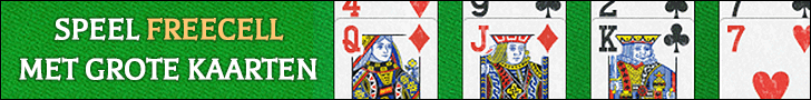 Freecell Solitaire: gratis kaartspel, online te spelen zonder registratie